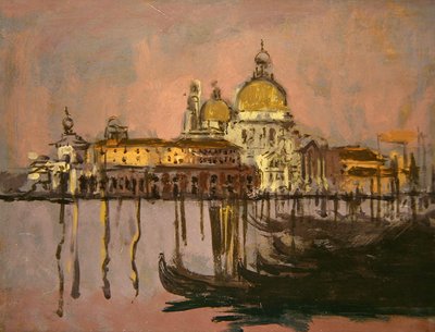The Dogana and Santa Maria della Salute by Walter Richard Sickert