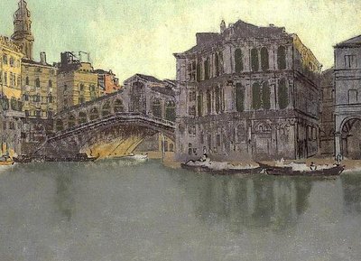 The Grand Canal and the Rialto, Venice, c.1895-96 by Walter Richard Sickert