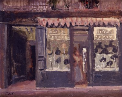 The Hat Shop by Walter Richard Sickert