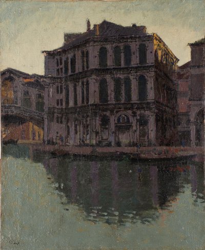 The Rialto Bridge and the Palazzo dei Camerlenghi by Walter Richard Sickert