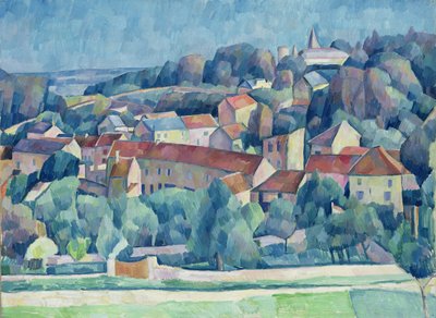 Hardricourt Village and Castle by Walter Rosam