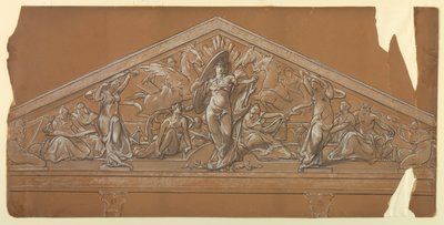 Industry and Commerce (Design for Pediment) by Walter Shirlaw