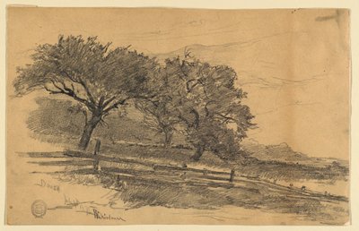 Landscape in Dorset, Vermont by Walter Shirlaw