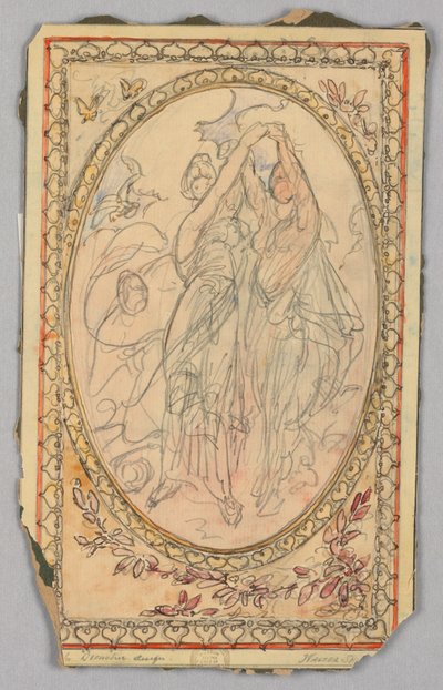 Motif for Decorative Design by Walter Shirlaw