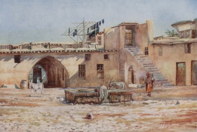 A Khan in Damascus by Walter Spencer Stanhope Tyrwhitt