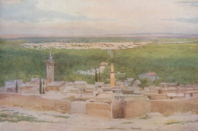 Damascus from Salahiyeh: Sunset over the City by Walter Spencer Stanhope Tyrwhitt