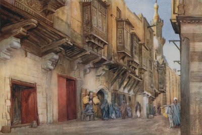 Street Scene, Bab-el-Sharia, Cairo by Walter Spencer Stanhope Tyrwhitt