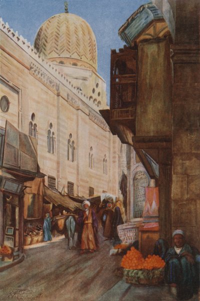 The Dome of El Moaiyad from Bab Zuweyleh, Damascus by Walter Spencer Stanhope Tyrwhitt
