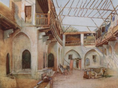 The Khan El Dobabiyeh, Cairo by Walter Spencer Stanhope Tyrwhitt