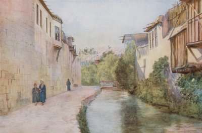 Walls of the City and Barada River, Damascus by Walter Spencer Stanhope Tyrwhitt