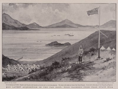 Our Latest Acquisition in the Far East, Tolo Harbour from Flag Staff Hill by Walter Stanley Paget
