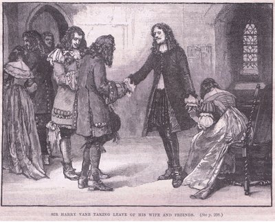 Sir Henry Vane Taking Leave of His Wife and Friends by Walter Stanley Paget