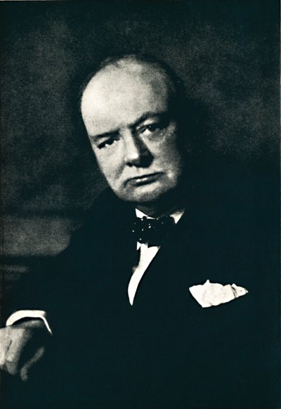The Rt. Hon. Winston S. Churchill, P.C., C.H., F.R.S., M.P. by Walter Stoneman