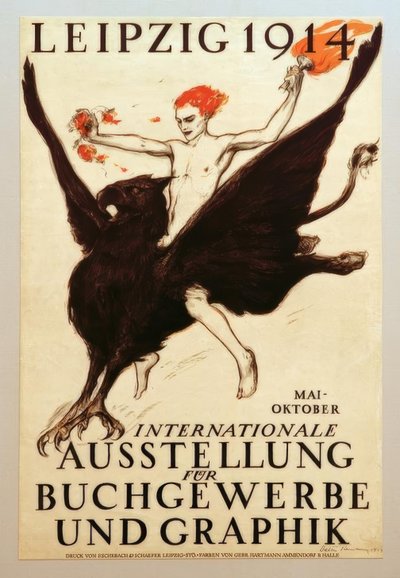 Leipzig 1914, International Exhibition for Book Trade and Graphics by Walter Tiemann