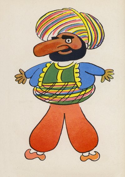 One of Walter Trier’s Crazy People by Walter Trier