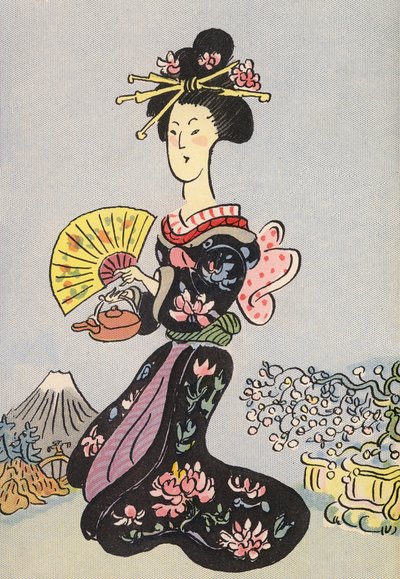 Walter Trier’s crazy costumes: Japan by Walter Trier