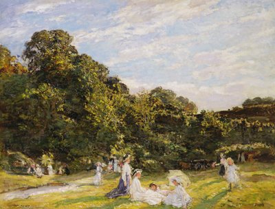 Picnic on Hampstead Heath by Walter Westley Russell