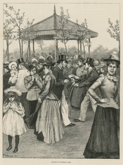 Sunday in Victoria Park by Walter Westley Russell