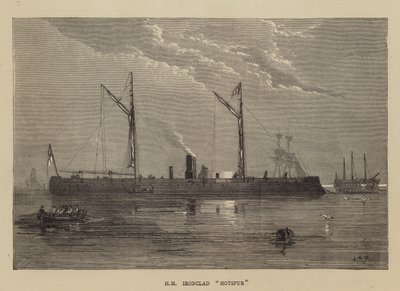 HM Ironclad Hotspur by Walter William May
