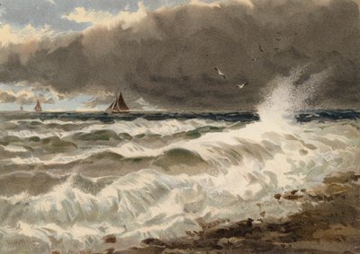 Study of Sea on the French Coast by Walter William May