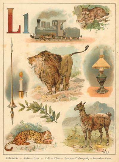 Letter L by Walter Zweigle