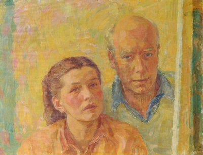 Double Portrait of Walter and Grete Gamerith by Walther Gamerith