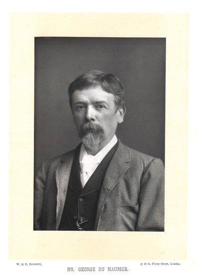 George Du Maurier, British writer and artist, c. 1895 by WandD Downey