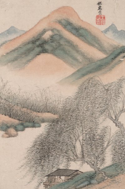 Landscapes in the Styles of Old Masters; Landscape after Hui Chong by Wang Jian