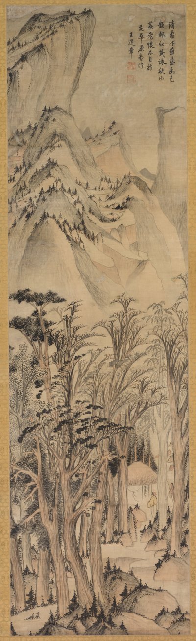 Solitary Colors of the Autumn Woods by Wang Jianzhang