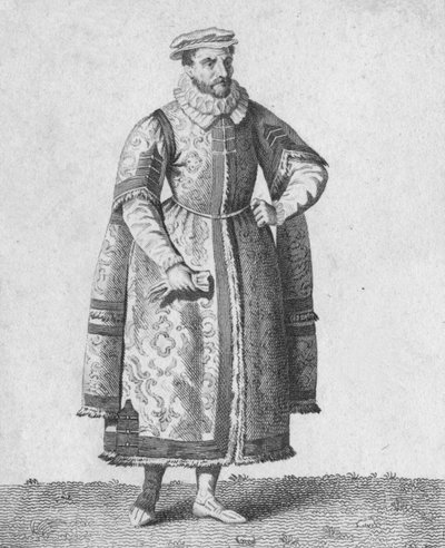A Merchant - Dress of Eminent Citizens in 1640 by Warren