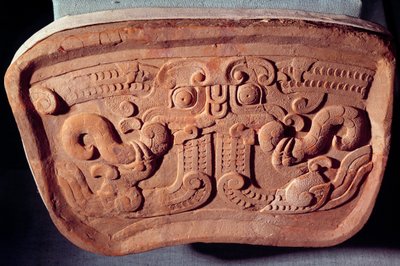 Original Model of Taotie Mask in Terracotta by Warring States period Chinese School