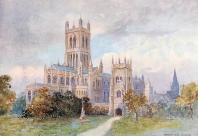Evesham Abbey by Warwick (after) Goble
