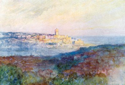 Galata from the Aqueduct of Valens by Warwick (after) Goble