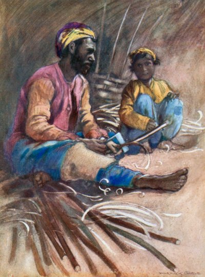 Gypsy Basket-Maker by Warwick (after) Goble
