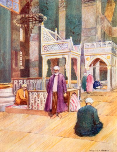 Interior of S Sophia by Warwick (after) Goble