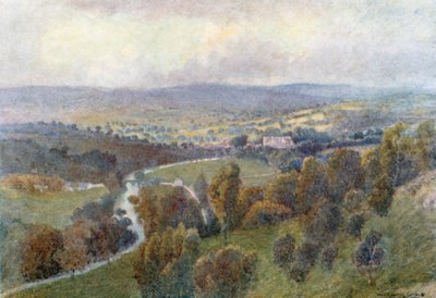 The Neighbourhood of Buckfast Abbey by Warwick (after) Goble