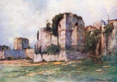 The Walls; the Tower of Isaac Angelus by Warwick (after) Goble