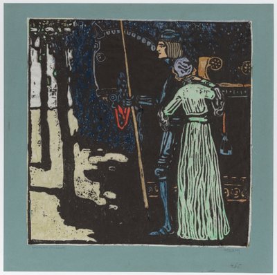 Farewell (Large Version) (Second State) by Wassily Kandinsky