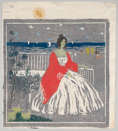 On the Beach by Wassily Kandinsky