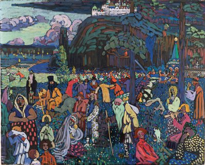 Colourful Life (Motley Life) 1907 by Wassily Kandinsky