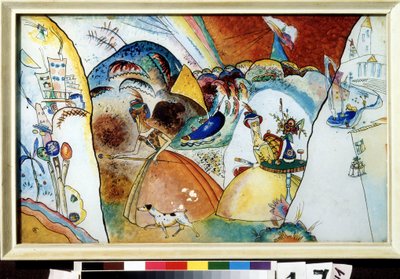 Ladies in Crinoline by Wassily Kandinsky
