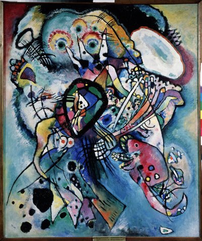 Two Ovals (Composition No. 218) by Wassily Kandinsky
