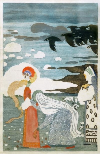 The Ravens by Wassily Kandinsky