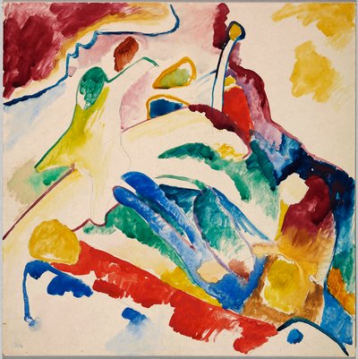Design for "Composition II" by Wassily Kandinsky