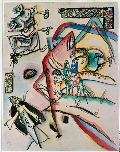The Horseman, 1916 by Wassily Kandinsky