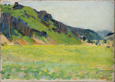 Kallmünz—Light-Green Mountains by Wassily Kandinsky