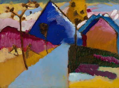 Kochel, Straight Street by Wassily Kandinsky