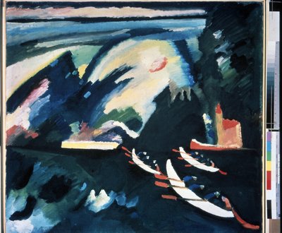 The Lake by Vassily Kandinsky by Wassily Kandinsky