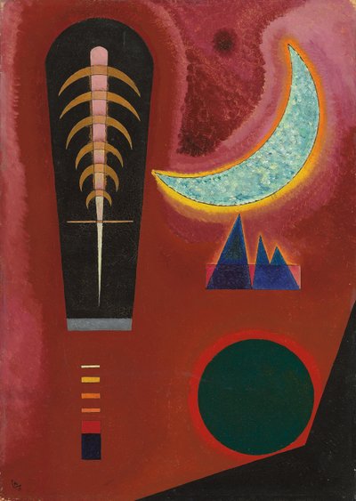 Loosely in Red by Wassily Kandinsky