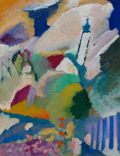 Murnau with Church I by Wassily Kandinsky